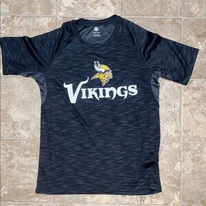 NFL Vikings Kids Short Sleeve Tee - Black